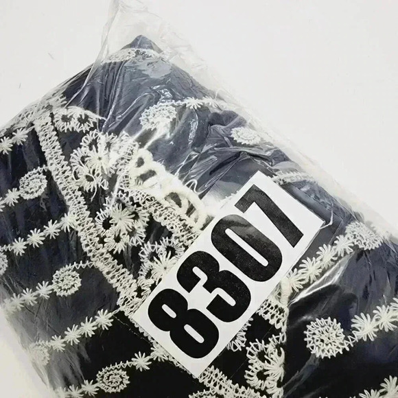 RAJ Crochet Embroidered Boho Open front Women's Cardigan One Size 8307 - Picture 6 of 6